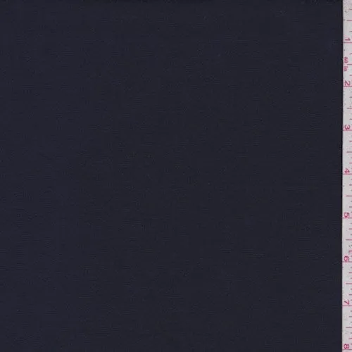 1 3/4 YD PC-Dark Navy Pinstripe Poplin Fabric