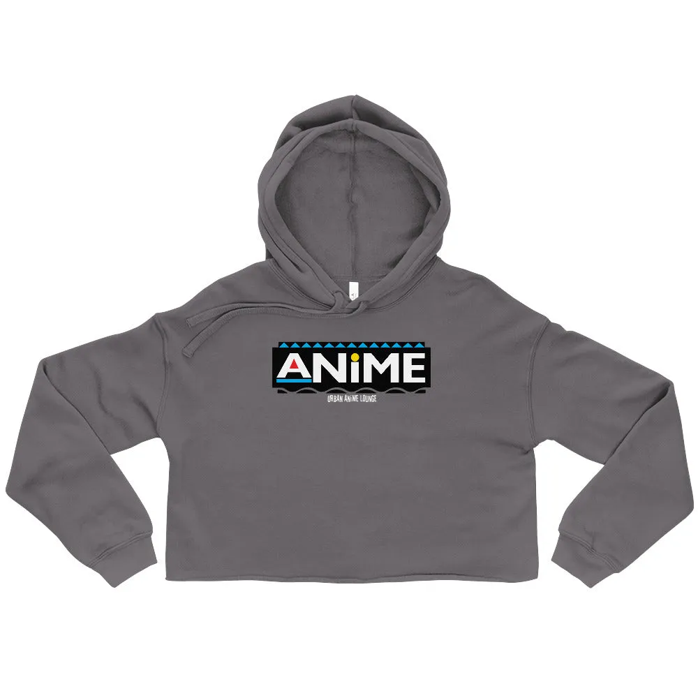 90's Anime Crop Hoodie