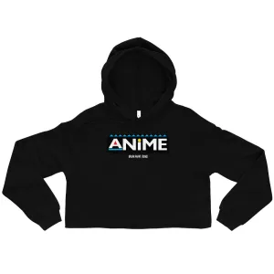 90's Anime Crop Hoodie
