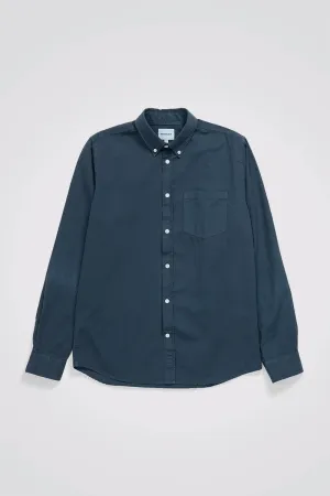 Anton Light Twill Shirt - Deep Marine