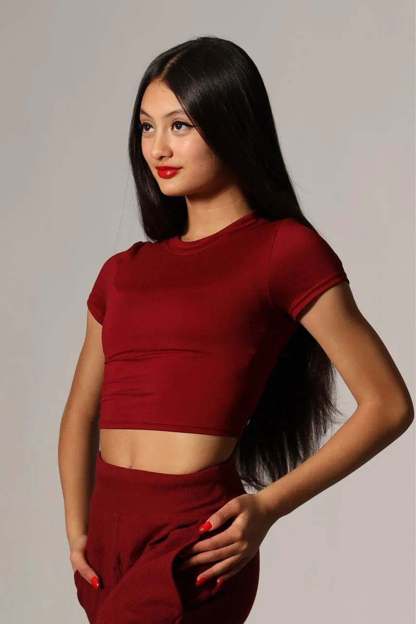 Baby Soft Tee - Garnet - FINAL SALE