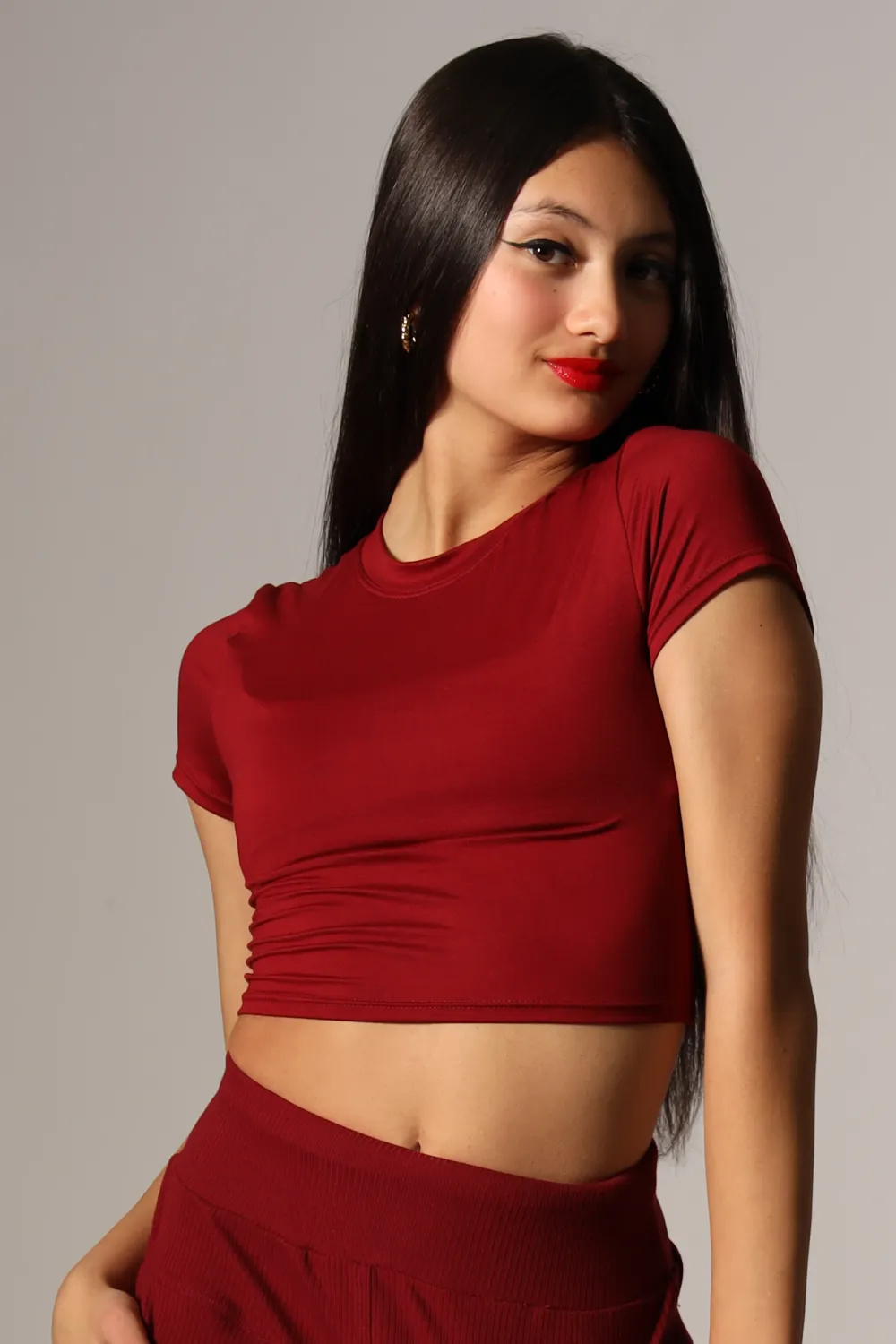 Baby Soft Tee - Garnet - FINAL SALE