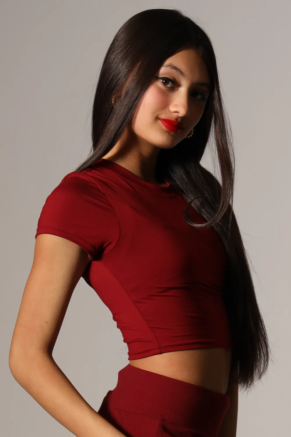 Baby Soft Tee - Garnet - FINAL SALE