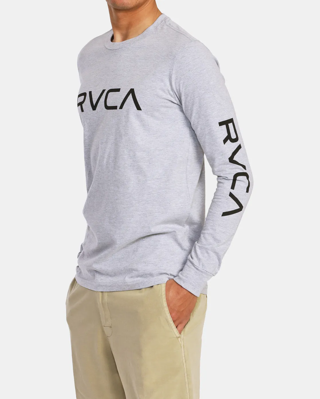 Big RVCA Long Sleeve Tee - Athletic