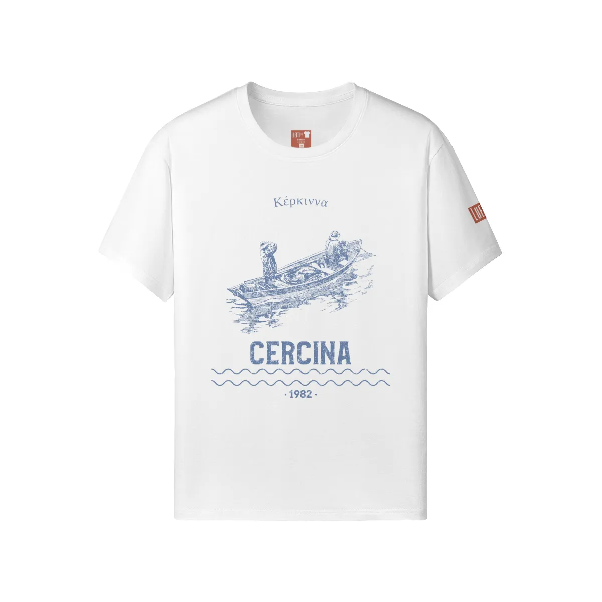 Cercina 1982 Classic Fit Crew Neck T-shirt