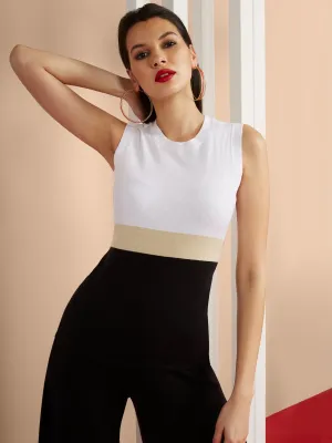 Colorblock Tank Sweater