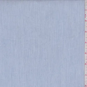 Denim Blue Micro Stripe Cotton Shirting Fabric