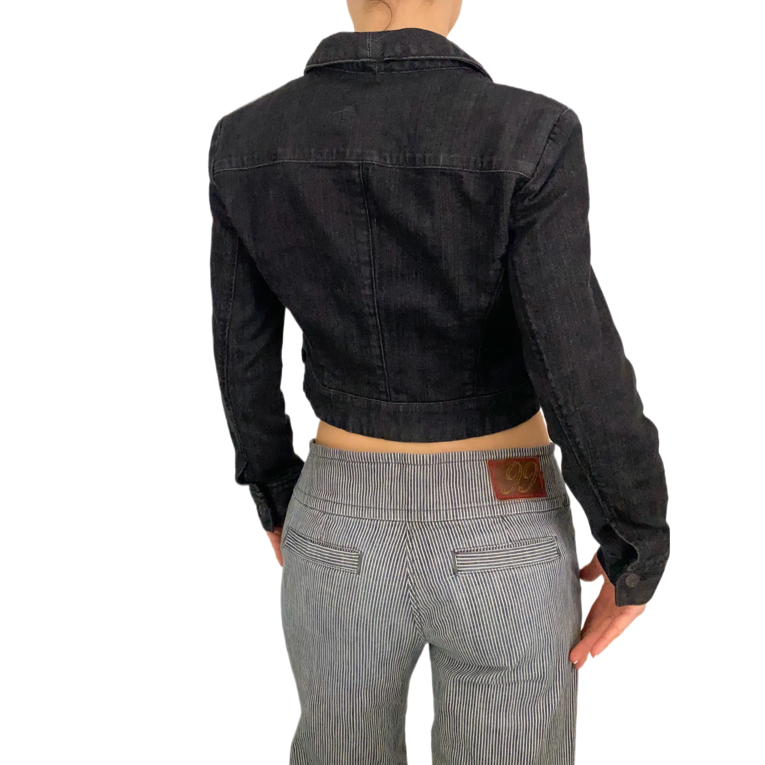 Denim Military Jacket (S)
