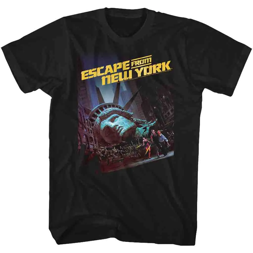 Escape From New York Run Poster 2 Men's T-Shirt