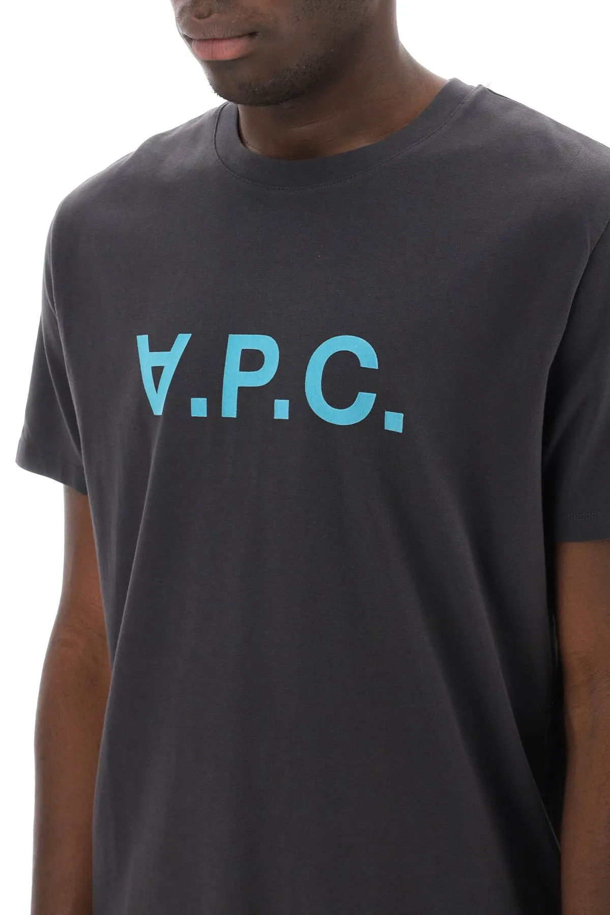 flocked vpc logo t-shirt
