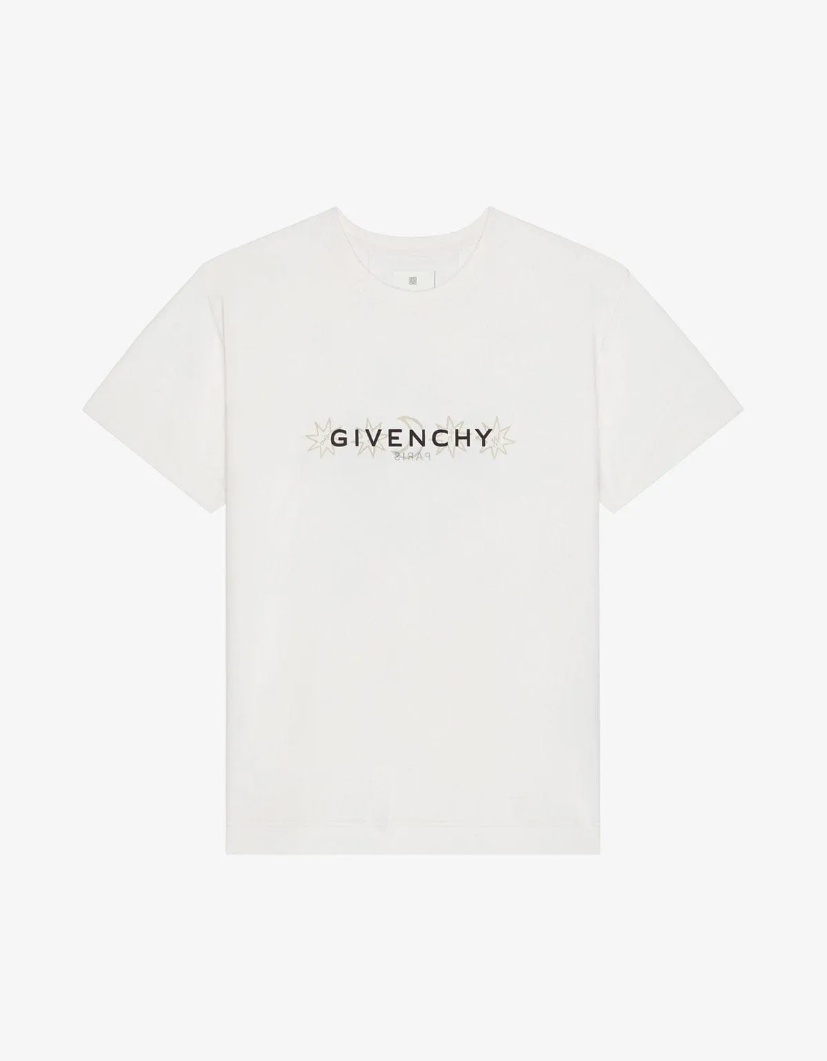 Givenchy White Taro Print Reverse T-Shirt