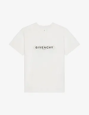 Givenchy White Taro Print Reverse T-Shirt