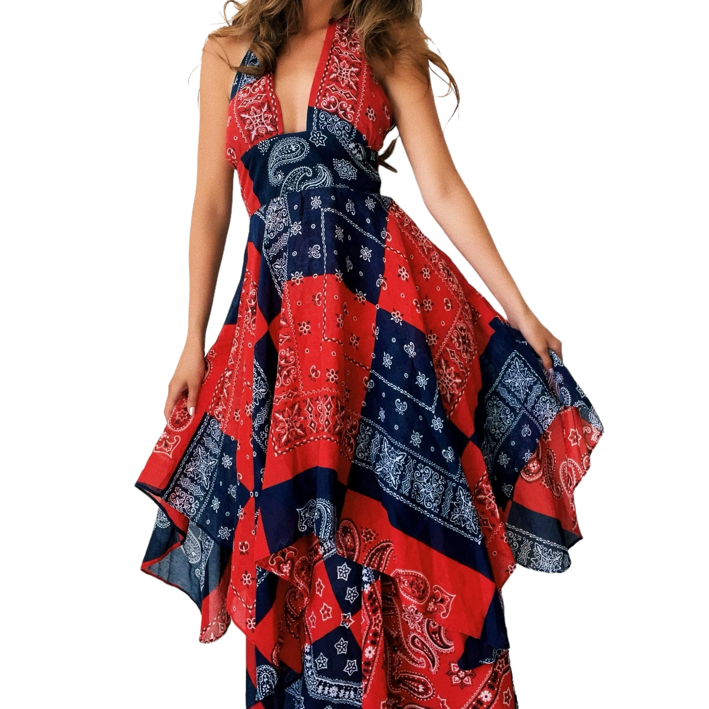 Gunne Sax 70s Bandana Dress (M)