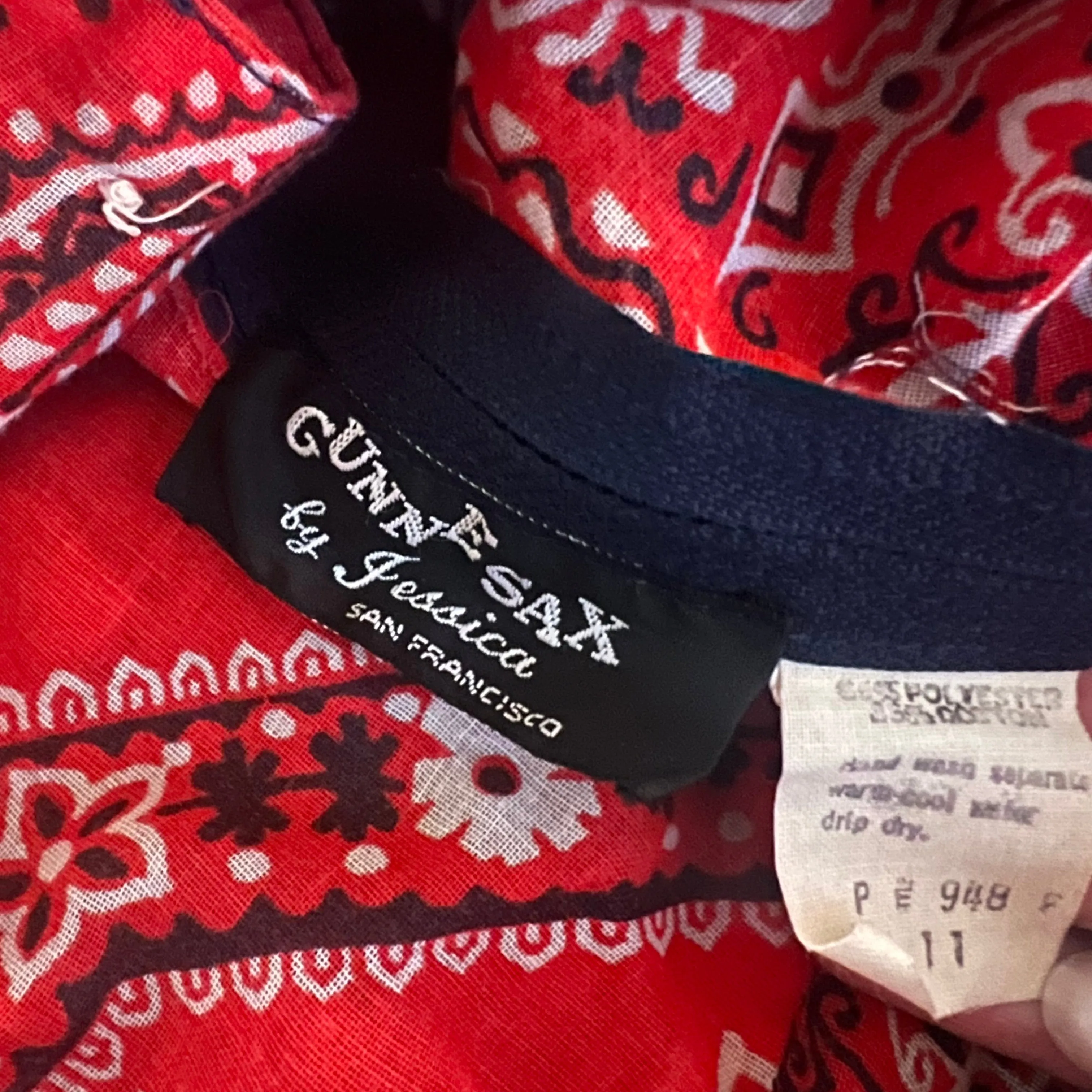 Gunne Sax 70s Bandana Dress (M)