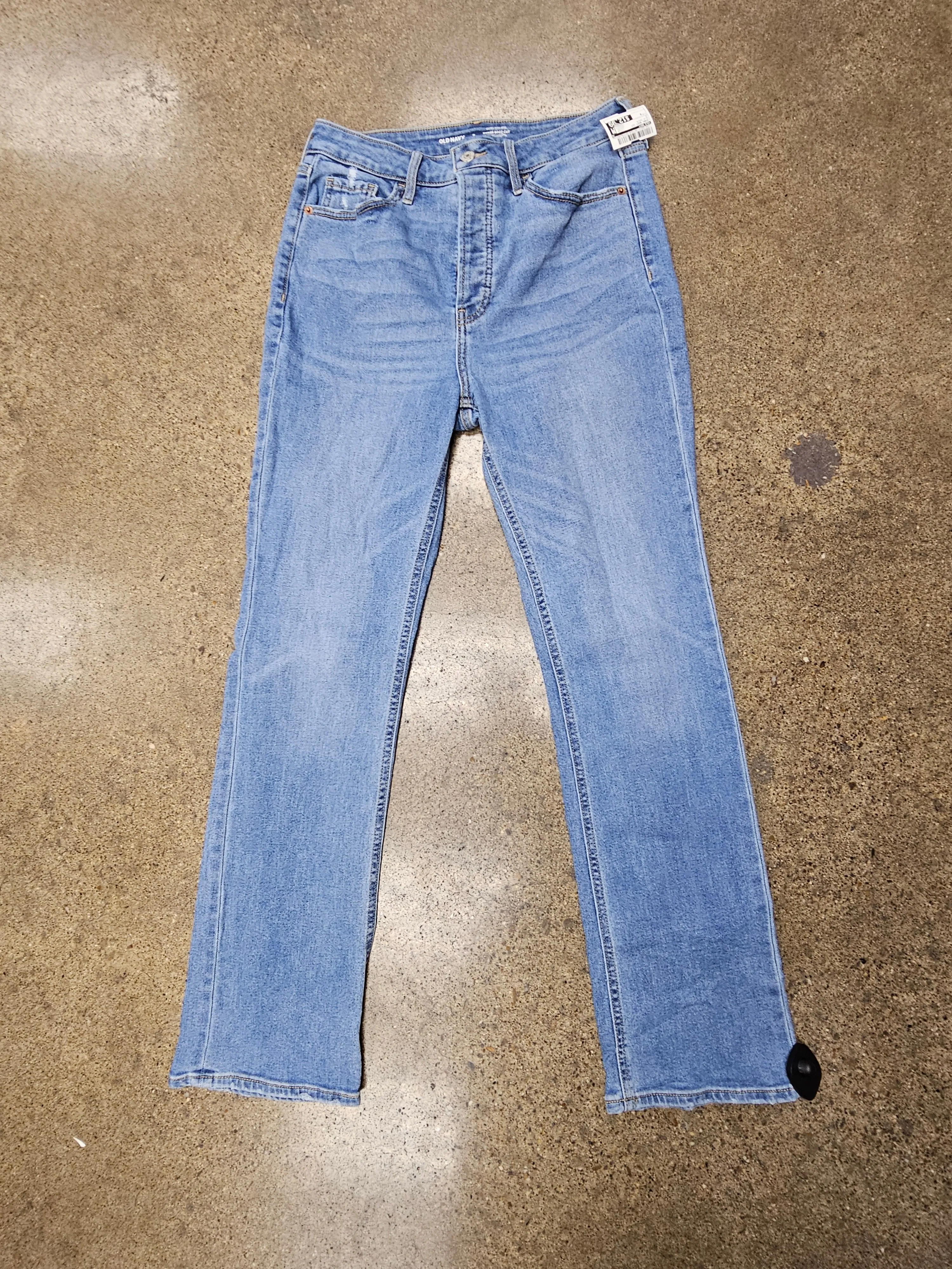 Jeans Boot Cut By Old Navy In Blue Denim, Size:8