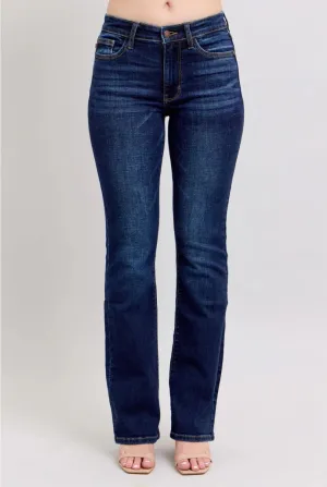 JUDY BLUE DARK WASH BOOTCUT JEAN