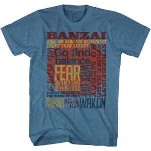 Karate Kid The Typography Kid Men's T-Shirt