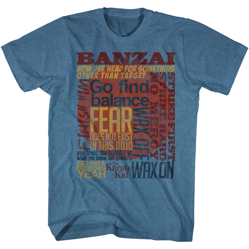Karate Kid The Typography Kid Men's T-Shirt
