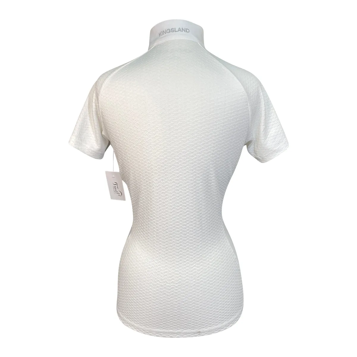 Kingsland 'Hosanna' Ladies S/S Tech Show Shirt in White - Women's Medium