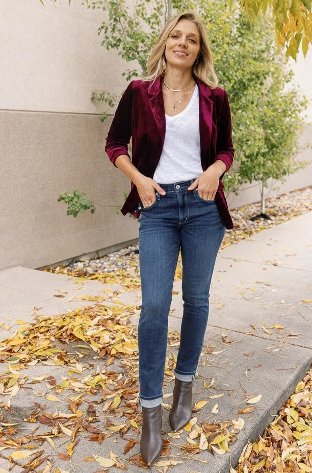 Lisette Velvet Blazer