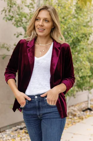 Lisette Velvet Blazer