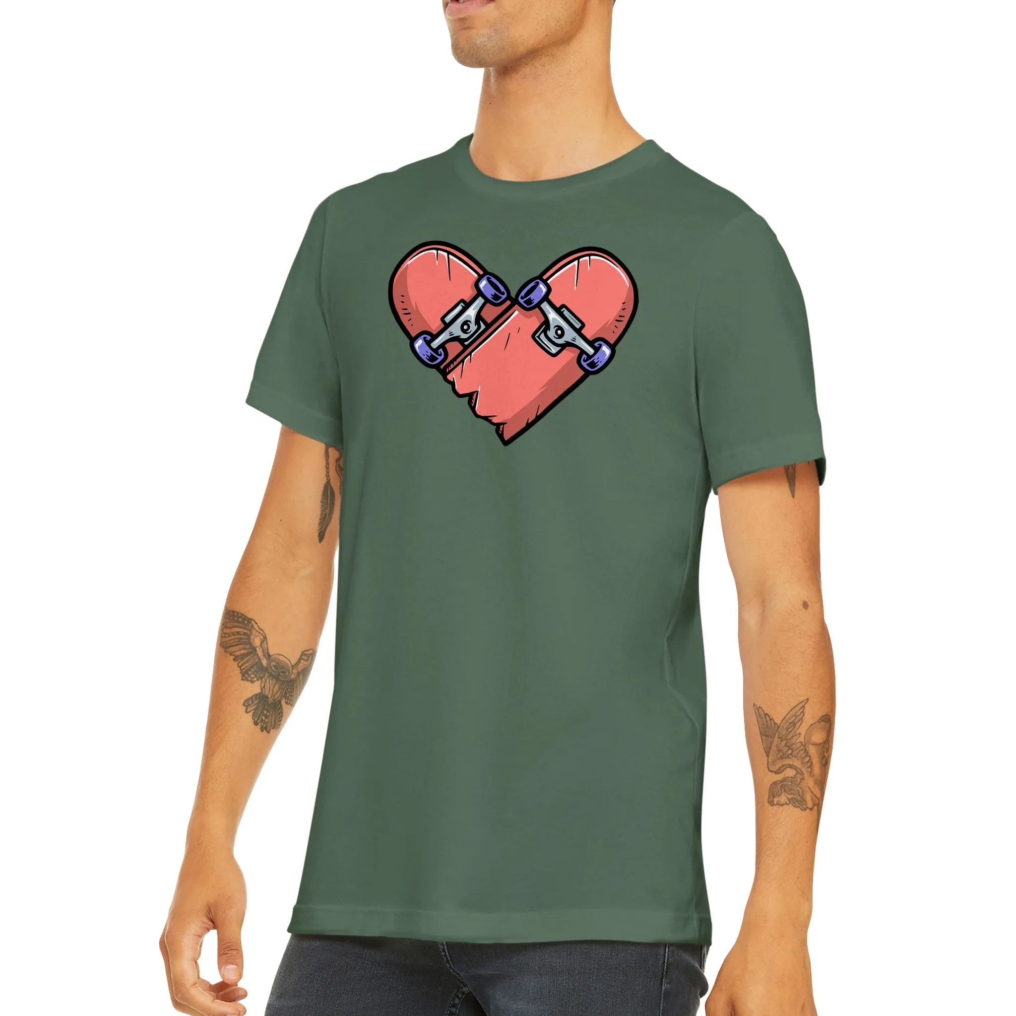 Love Skateboarding - Classic Unisex Crewneck T-shirt