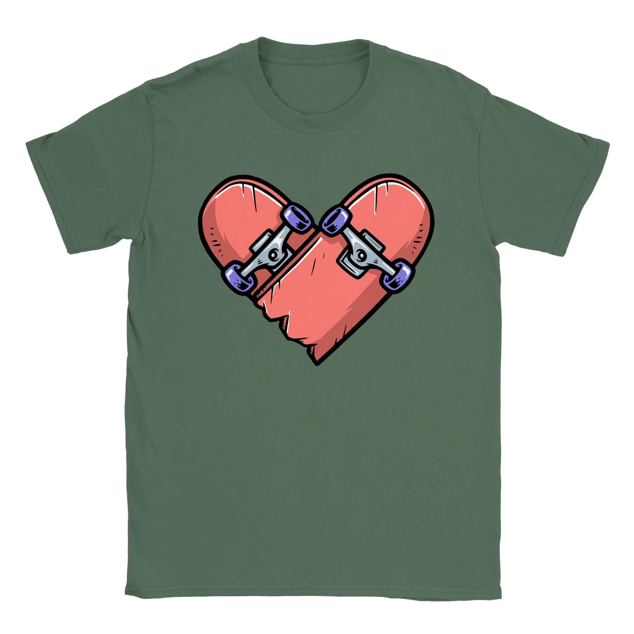 Love Skateboarding - Classic Unisex Crewneck T-shirt