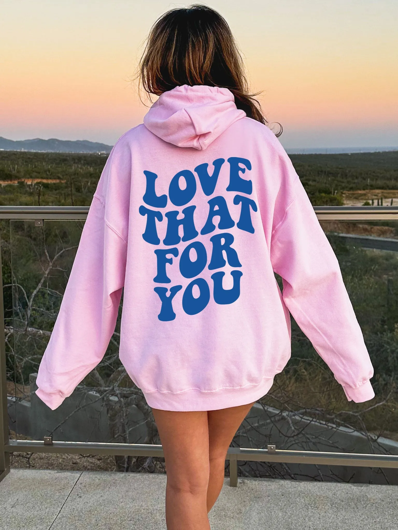 Love That For You Hoodie - Blue Ink