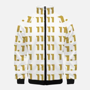 Magnet 11.11 manifest Stand Collar Zipper-up Hoodie