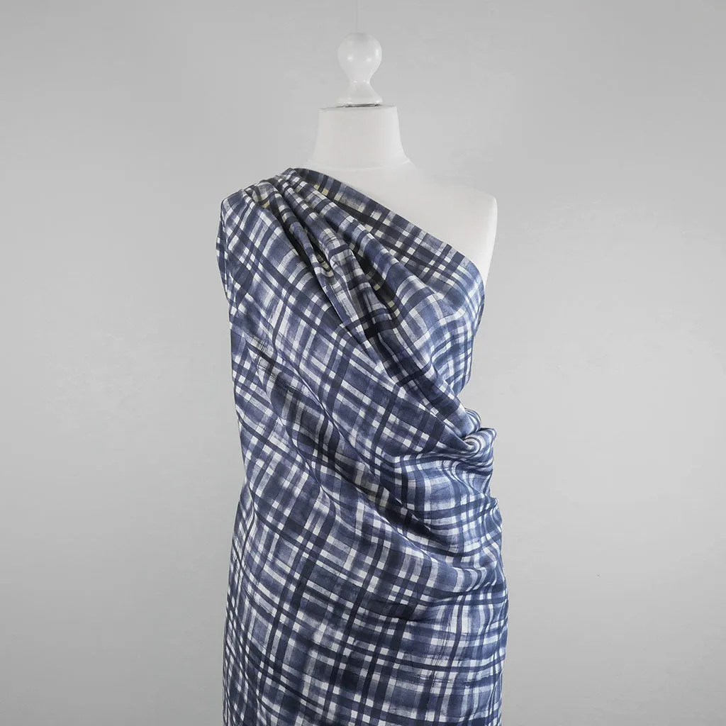 Manhatten - Ink Blue, Midtown Linen Woven Fabric
