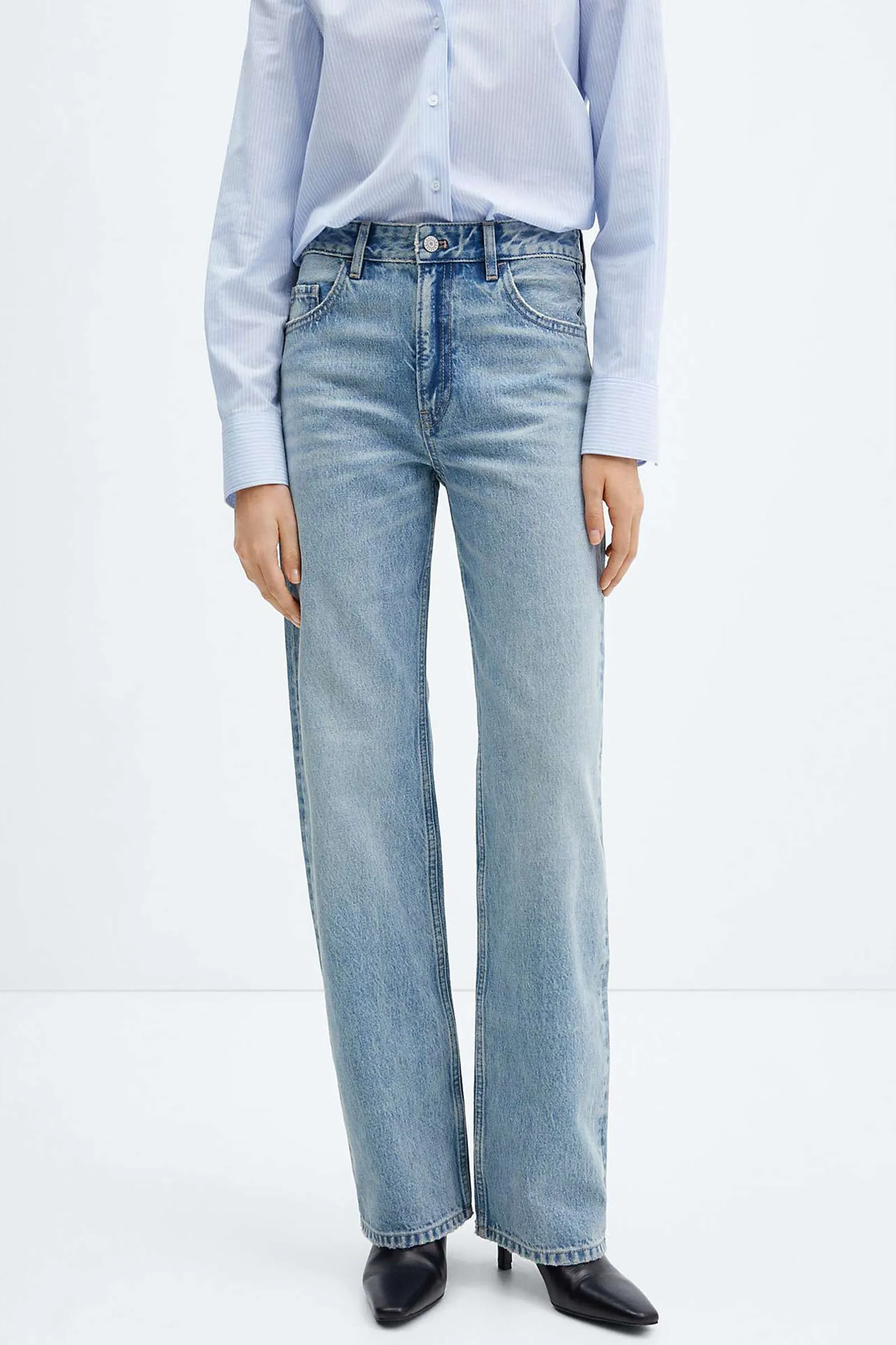 Miami Straight Leg Jeans, Open Blue