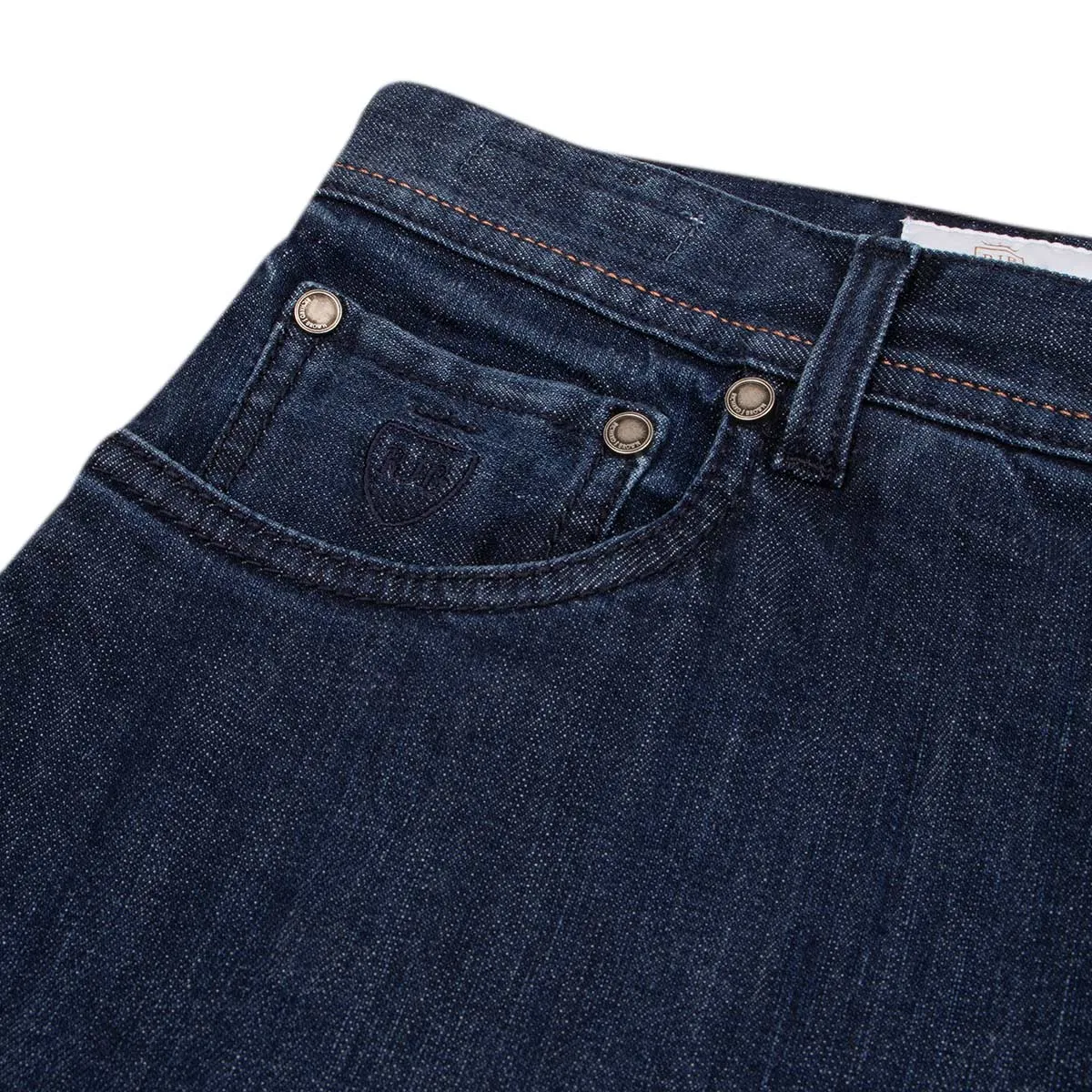 Mid Blue Denim 'Milano' Regular Fit Jeans
