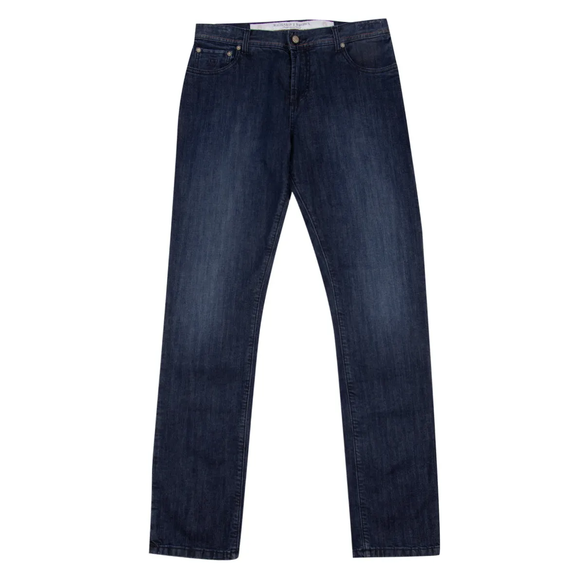 Mid Blue Denim 'Milano' Regular Fit Jeans