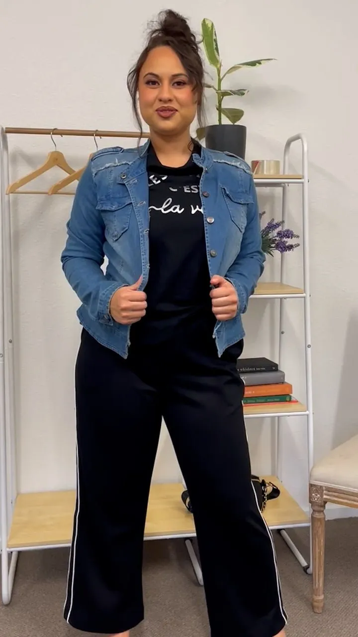 MILITARY DENIM JACKET