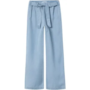 Name It Light Blue Denim Rose Wide Jeans