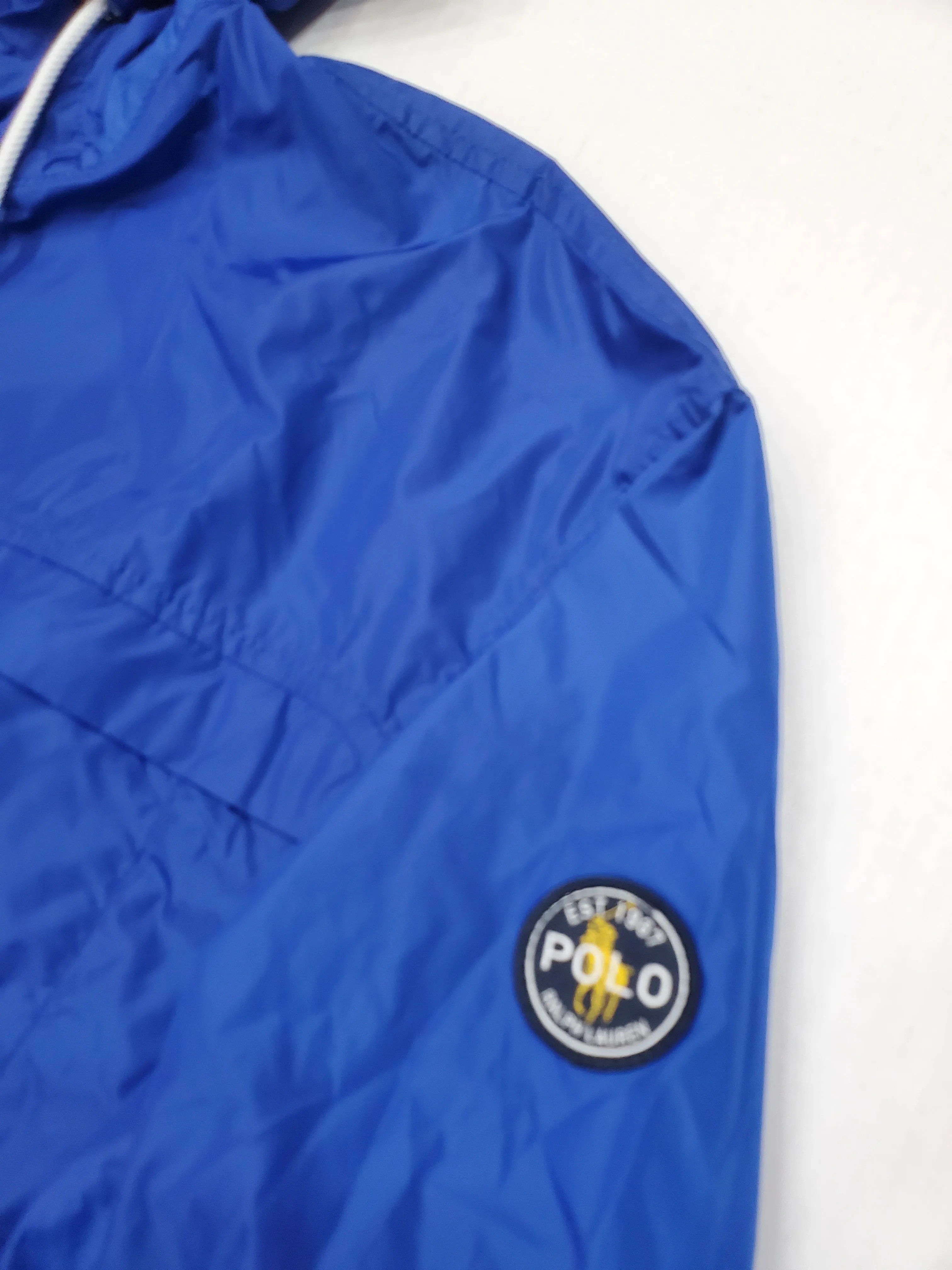 Nwt Polo Ralph Lauren Royal Blue Windbreaker Jacket