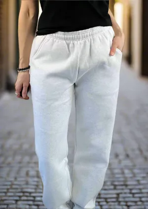 OVERSIZED PEBBLE GREY JOGGERS