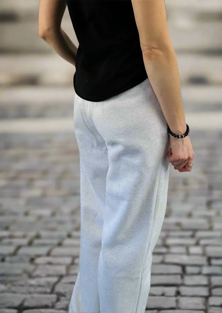 OVERSIZED PEBBLE GREY JOGGERS