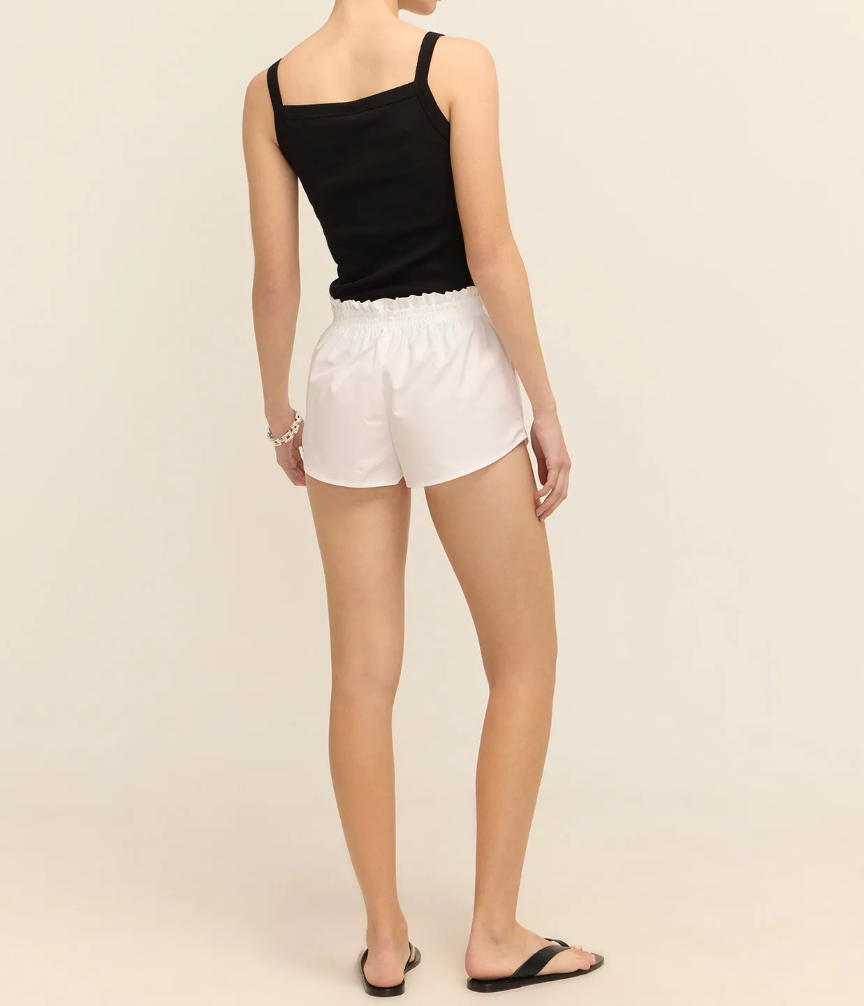 Palma Short in Crisp White