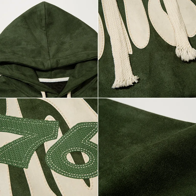 PopFlying Vintage Streetwear Hoodie Letter Painting