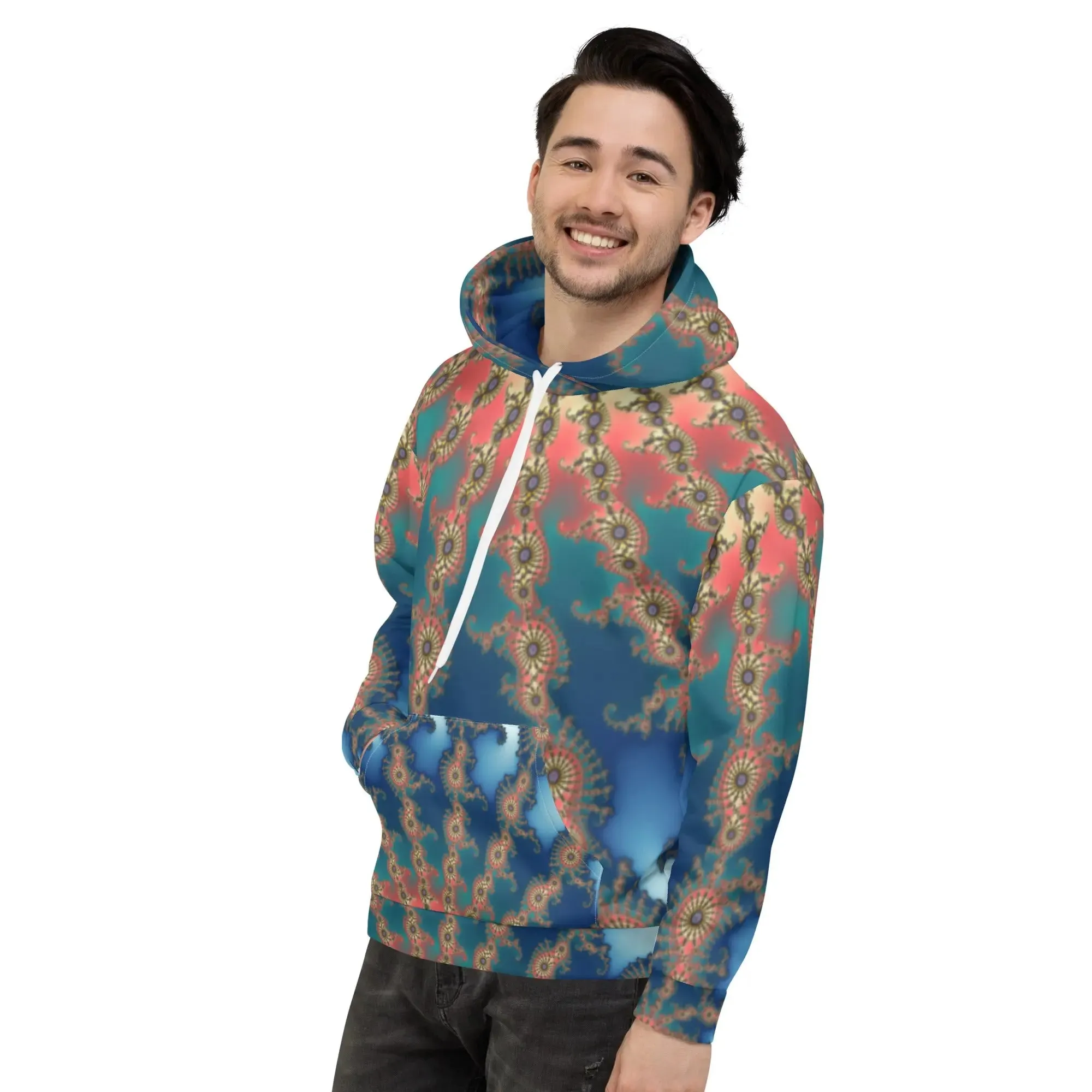 "Blissful Flare" Collection - All Over Print Unique Unisex Hoodie
