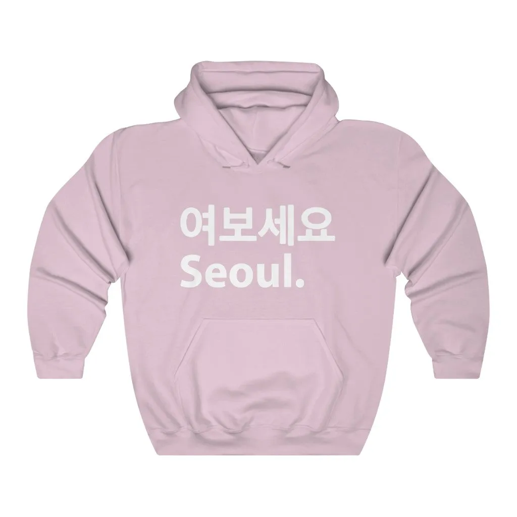 Seoul. Hoodie - Trendy Winter Kpop Hoodies Kpop Fashion - Kpop Hooded Sweater