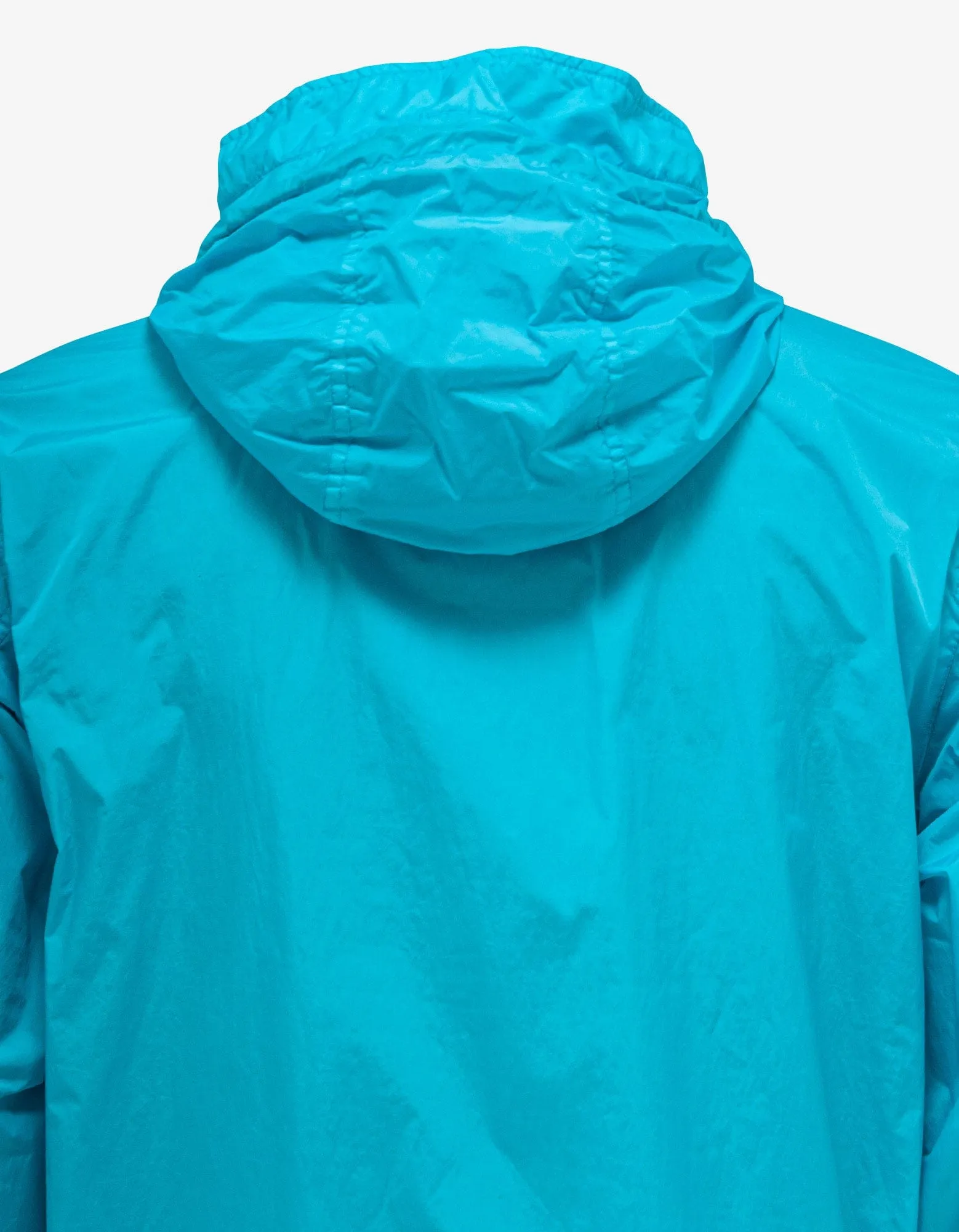 Stone Island Garment Dyed Crinkle Reps NY Turquoise Windbreaker
