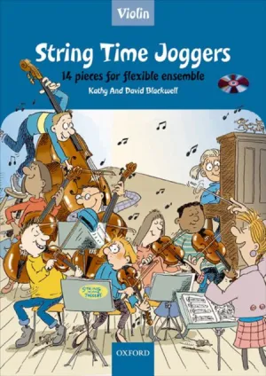 String Time Joggers Violin book   CD 14 pieces for flexible ensemble