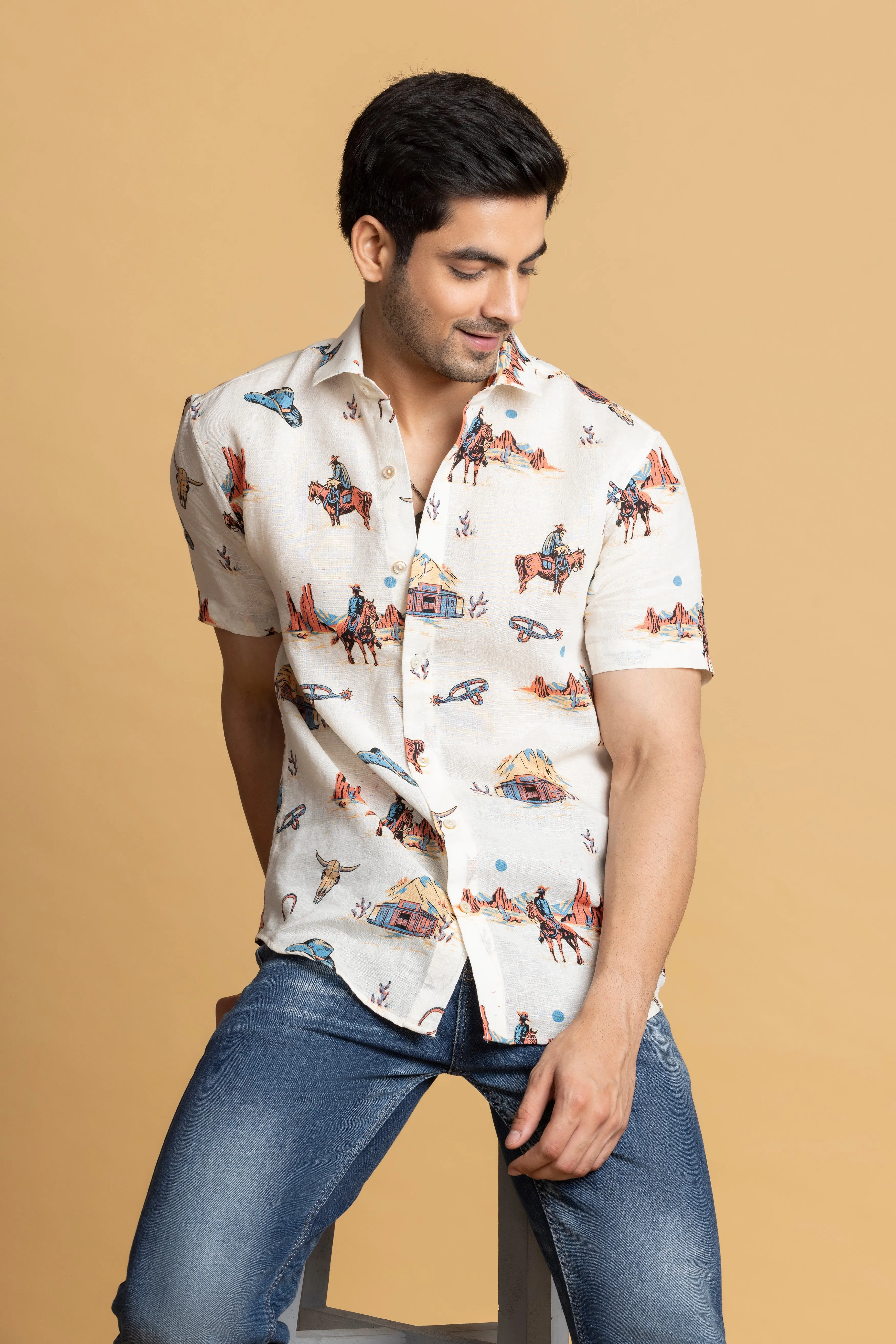 The Cowboy Shirt -  Linen Shirts