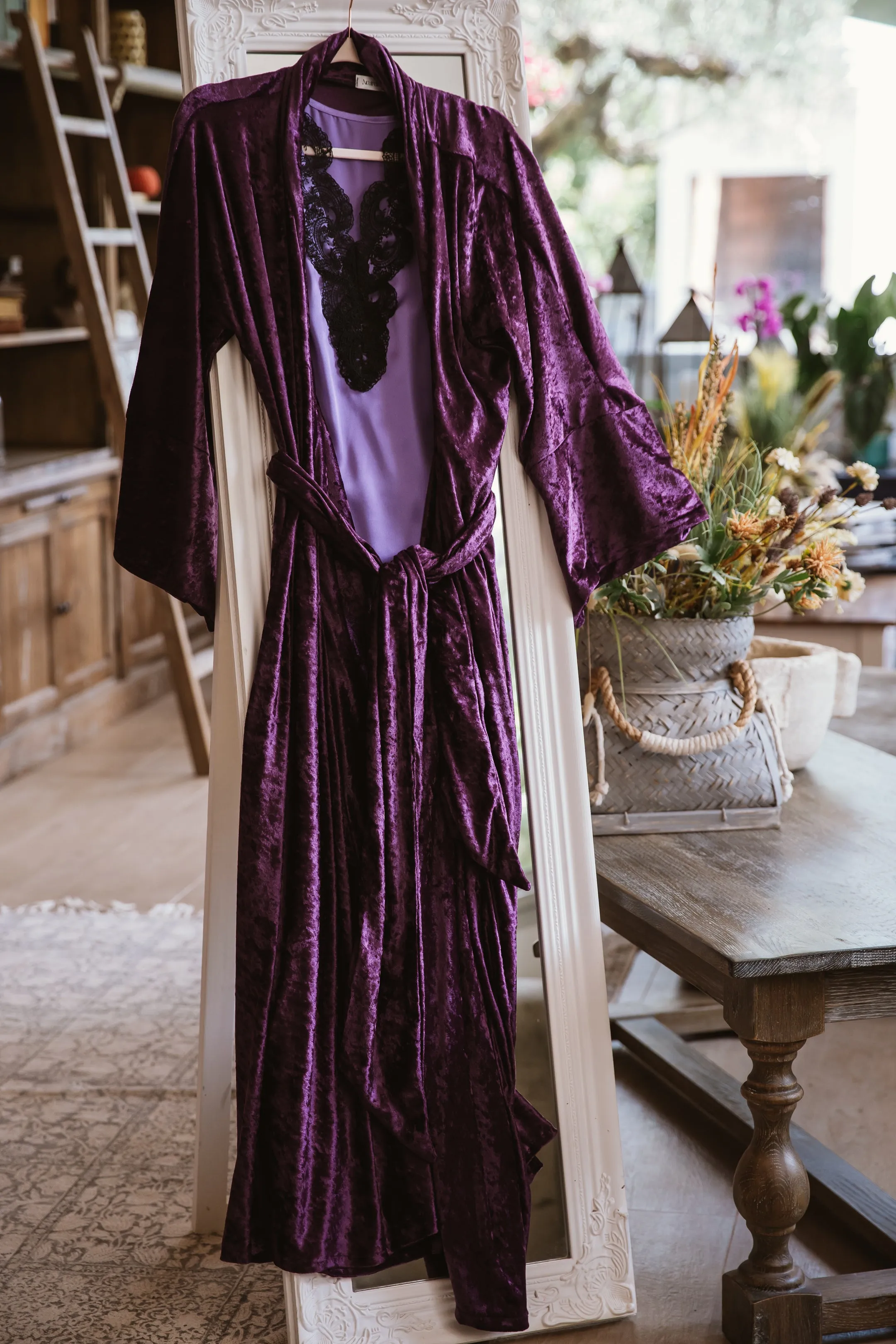 Tilla Purple  Kimono