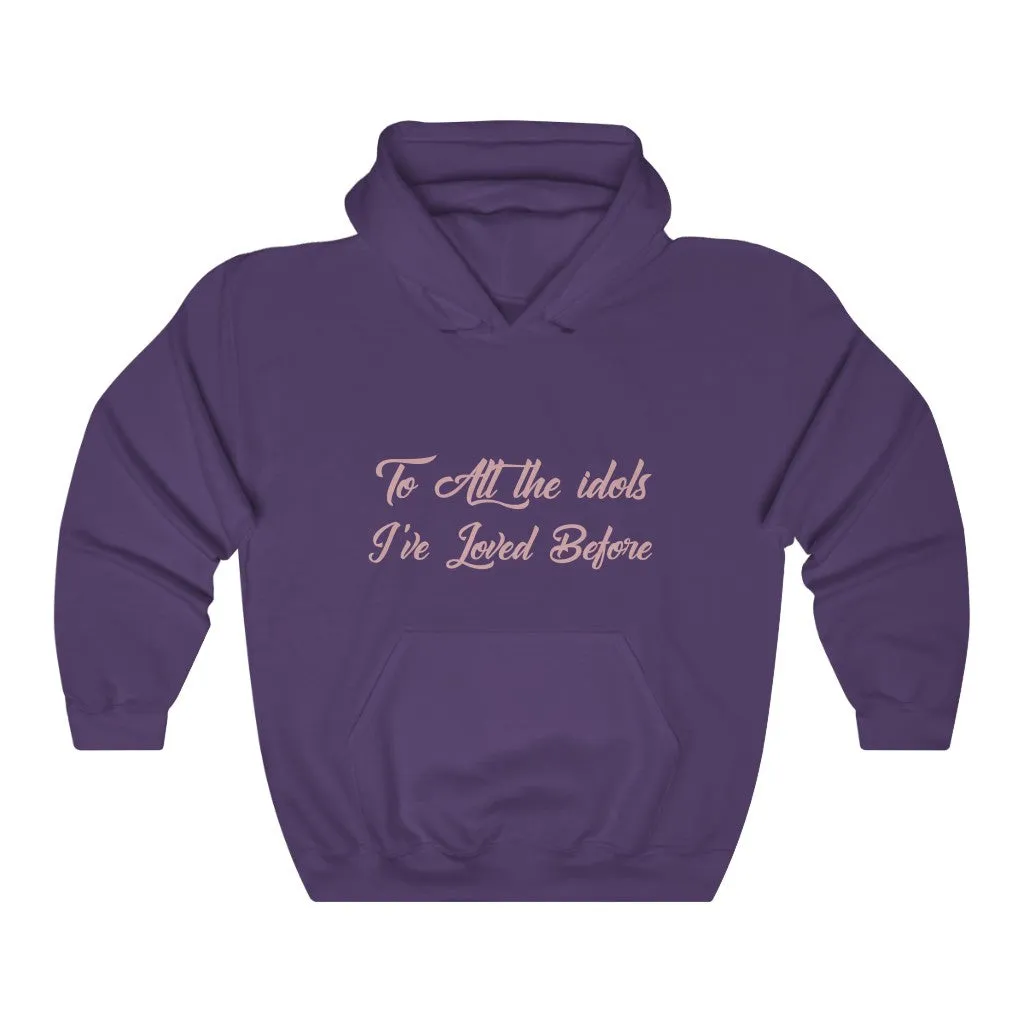 To All The Idols I've Loved Before Hoodie - Trendy Winter Kpop Hoodies - Kpop Hooded Sweater