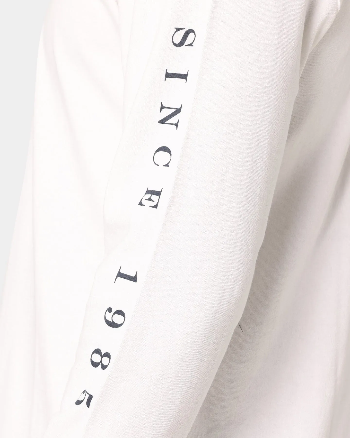 Tommy Jeans TJM Box Flag Long Sleeve T-Shirt White
