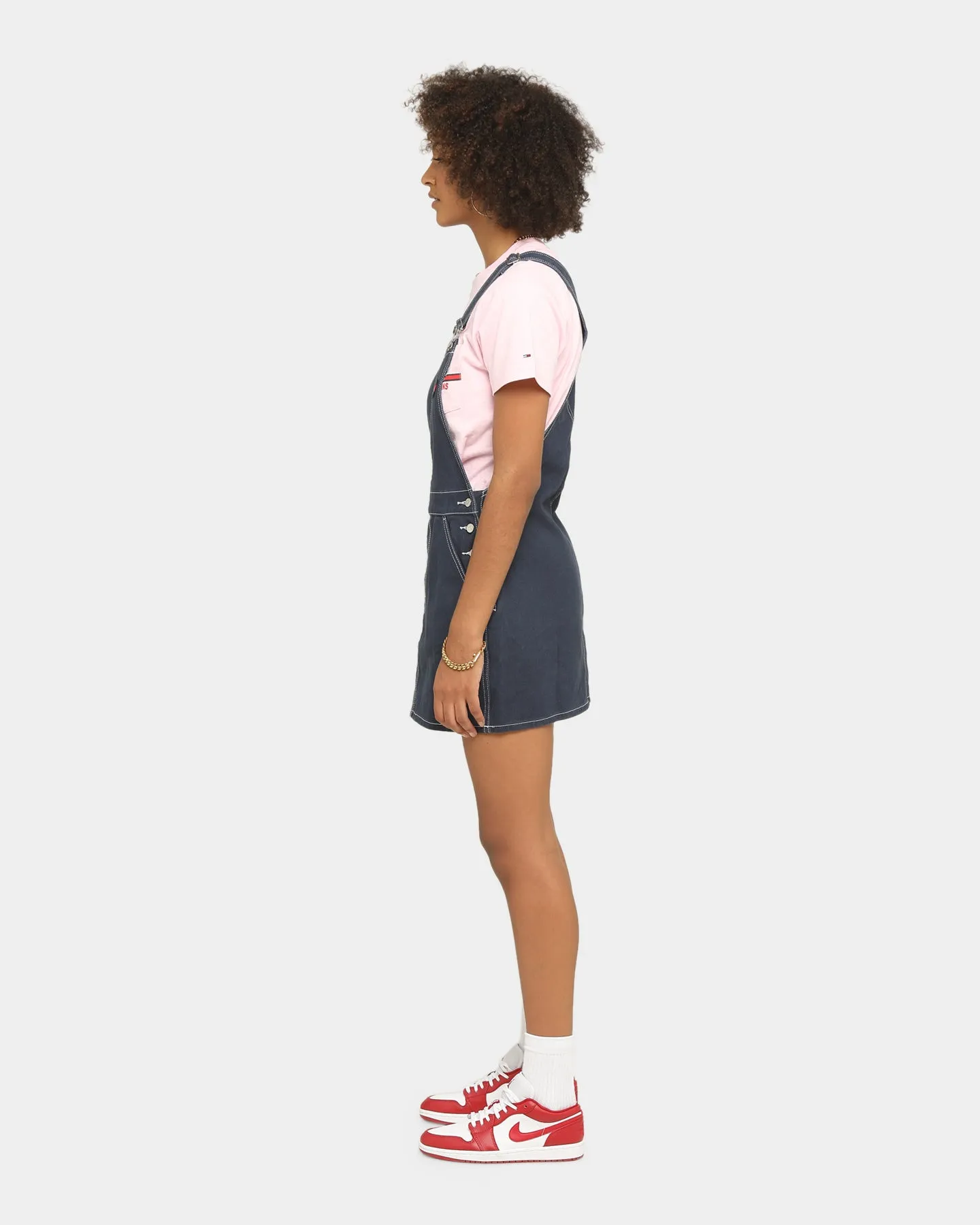 Tommy Jeans Women's Dungaree Dress Twilight Navy
