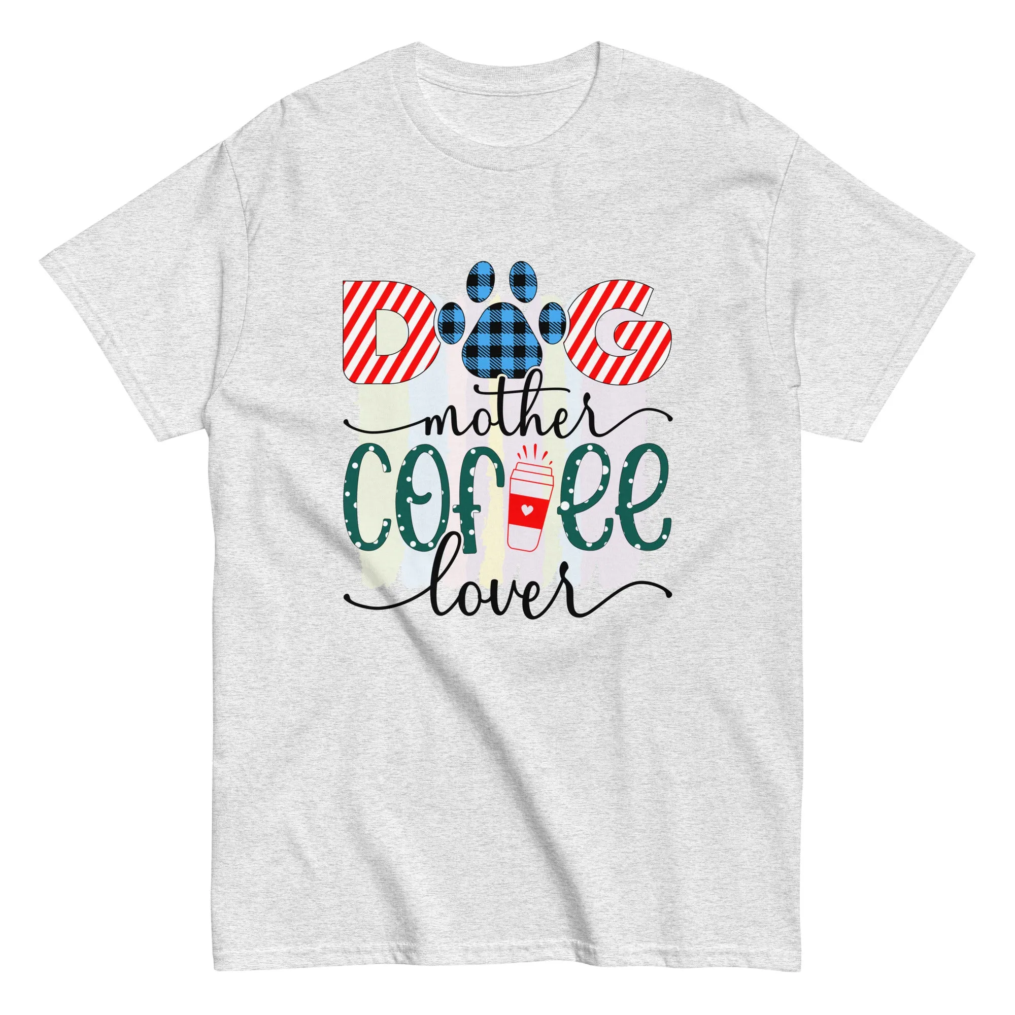 Unisex Classic Gildan 5000 T-Shirt Dog Mother Coffee Lover